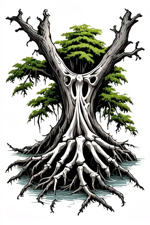 Cypress Tree Swamp Bones For Roots