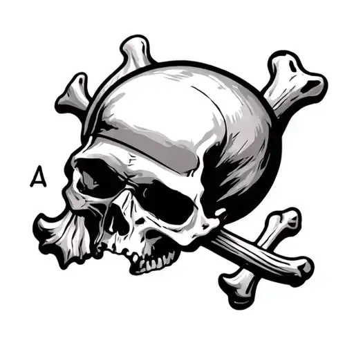 Pirate Skull Outer Banks Map