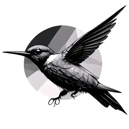 Kolibri Geometric Triangels Circle Happy