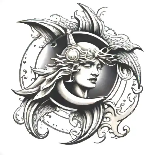 Crying Crest Moon