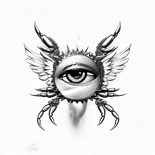 Crab Eye Wings Angel