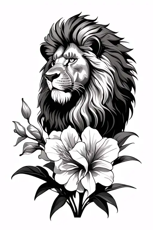 Gladiolus And Lion
