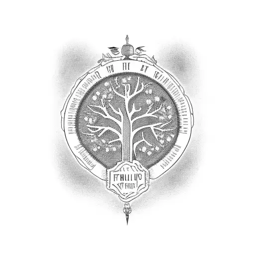 Family Tree With 4 Names