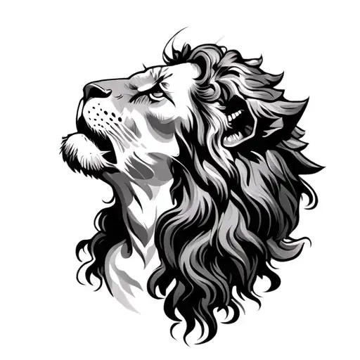 Realism Leo Howling With The Heart Of Jesus