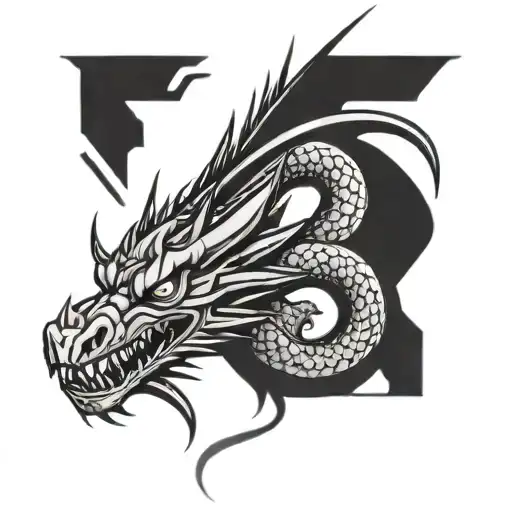 Draken's Dragon Tattoo Wrapped Up In Tokyo Manji Gang Logo