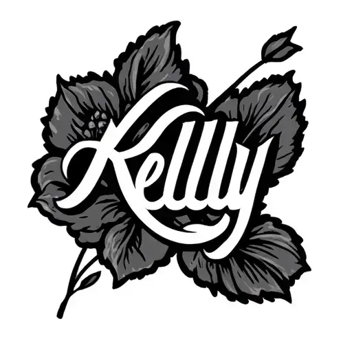 The Name Kelly In Script