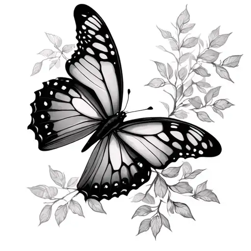 Willow Tree Butterfly Angle Wings