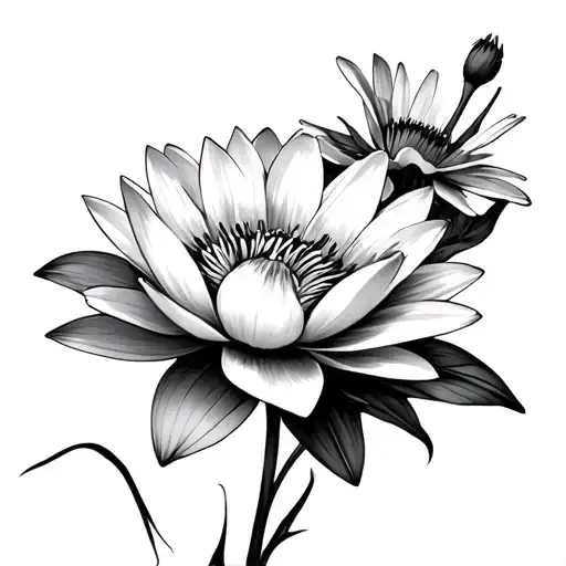 Daisy Poppy Water Lily Flowers