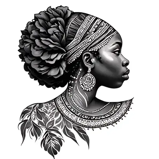 African Themed Full Back