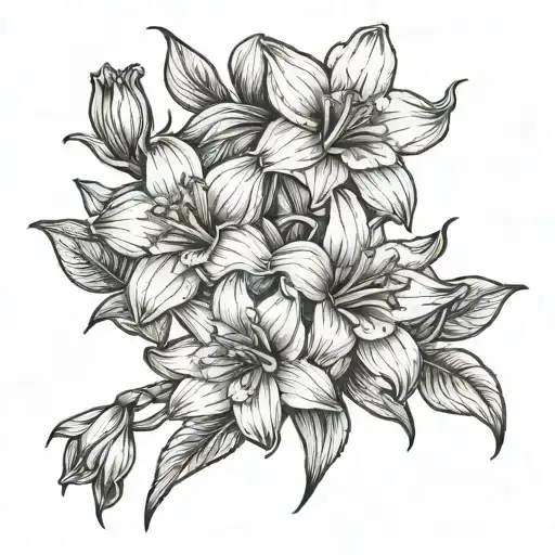 Daffodils And Morning Glory Birth Flowers