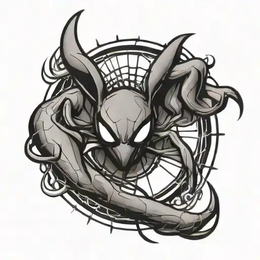 Spider Interpreted As The Playboy Bunny Logo