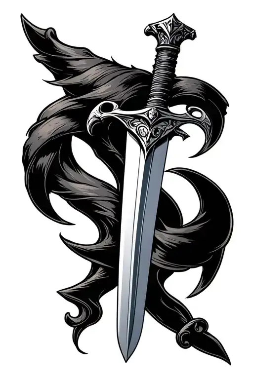 Sword With Sexual Assault Symbol