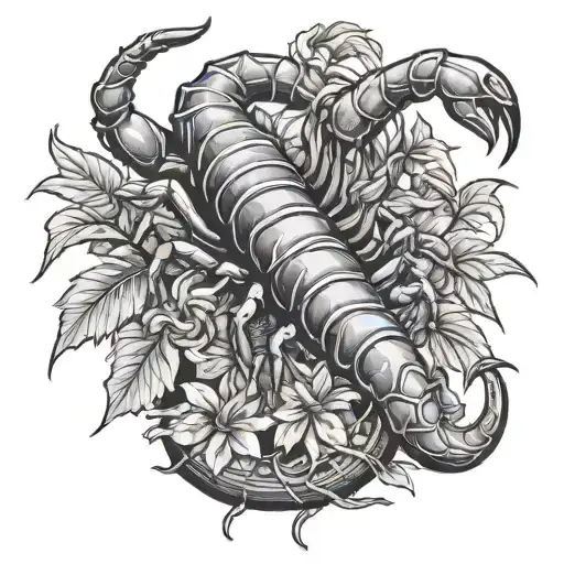 Scorpion And Weed Bud