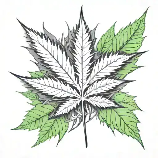 Marijuana Leaf Shaped Like