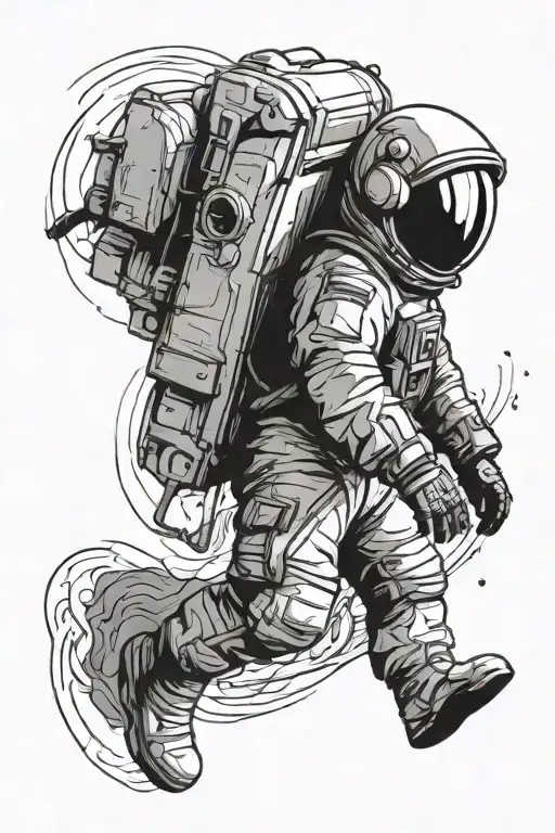 Astronaut Walking