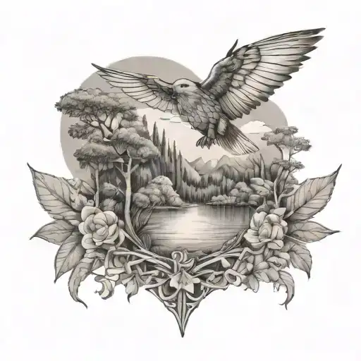 Fibonnaci Sequence Nature Scene