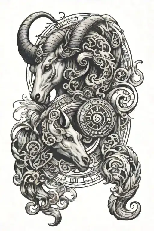 Couples Zodiac Sign Intertwined Aries And Gemini Sign