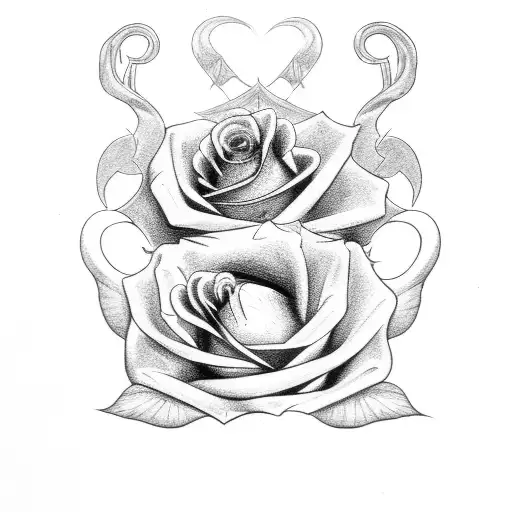 Gemini Gothic Black Roses Witchy Birth Stone Protection