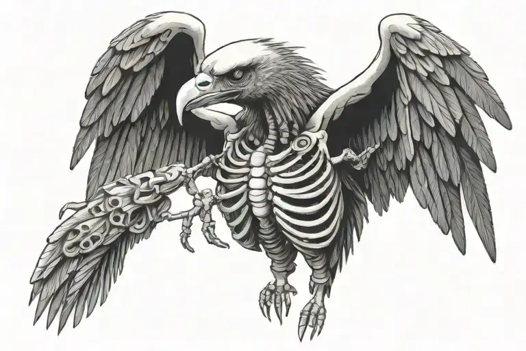Vulture Skeleton Chest