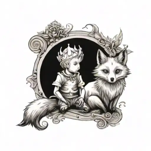 Little Prince With Fox