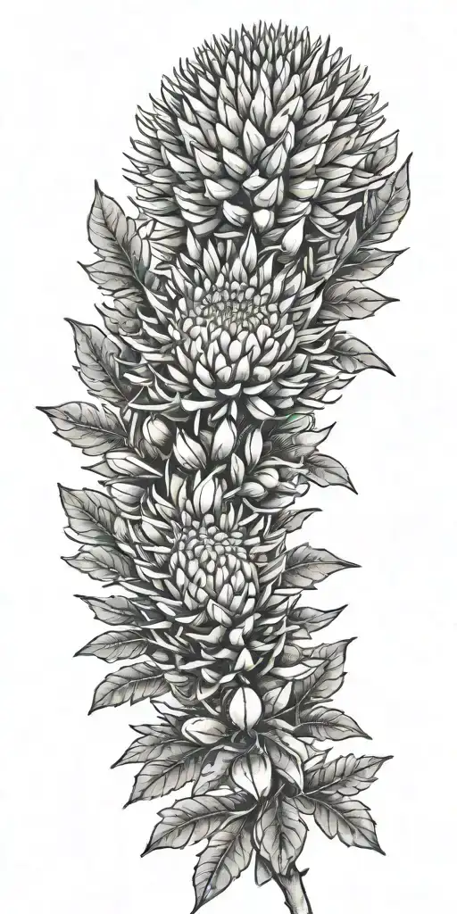 Banksia Plant With Bear