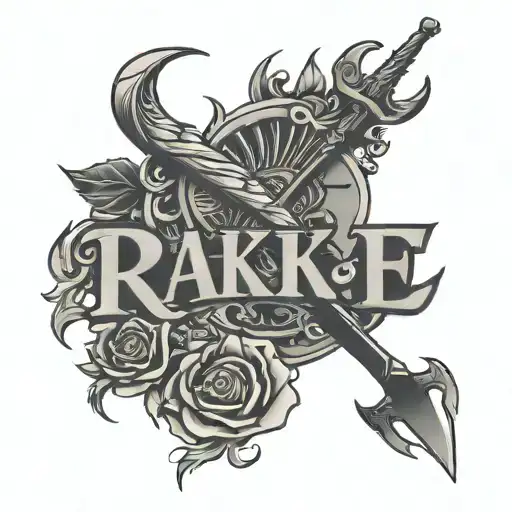 Text As Long As I Breathe In The Form Of The Word Rake