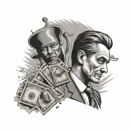 Successful Businessman Making Money