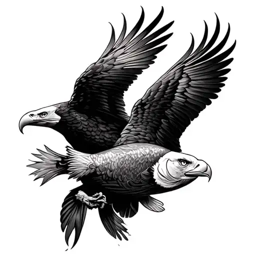 Eagle Catch Fish