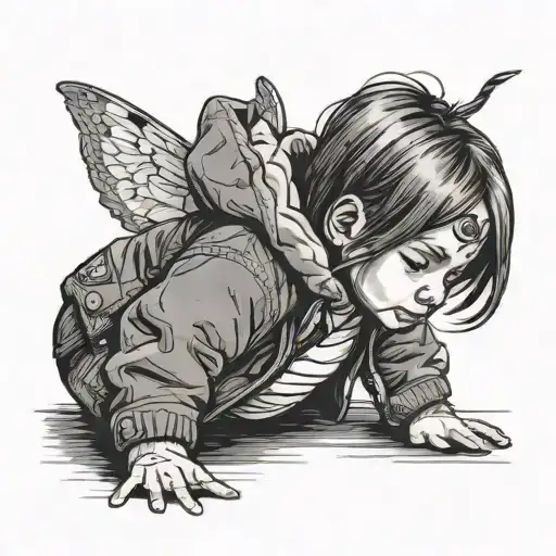 A Little Girl Wearing A Jacket