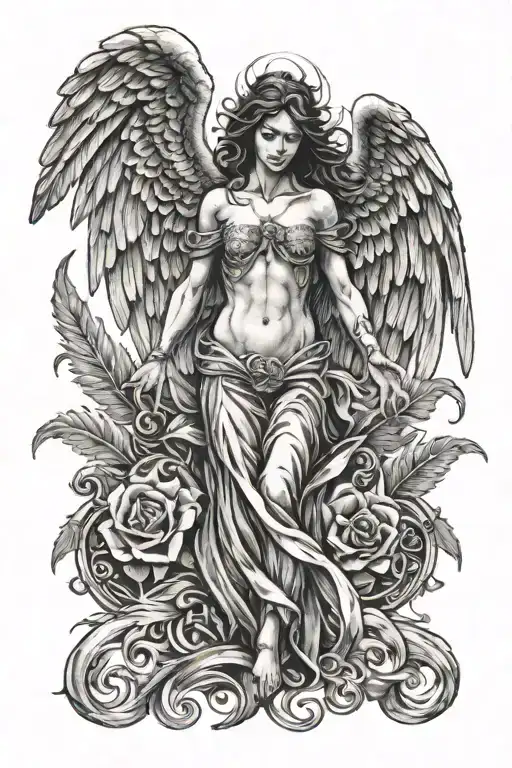 Wold Ture Burnout Angel Wings