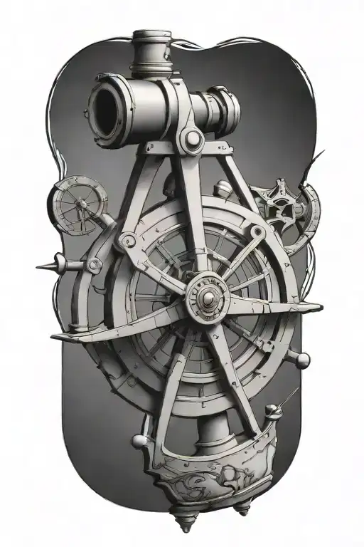 Nautical Sextant Fine Line