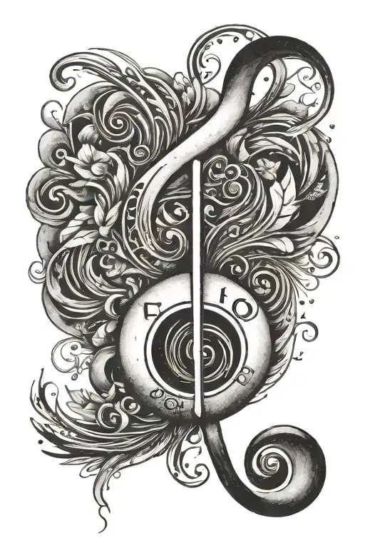 Badass Semicolon Musical Note