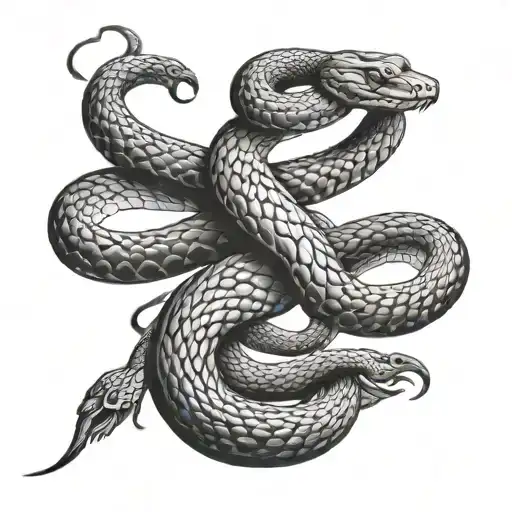 Snake Tattoo Back
