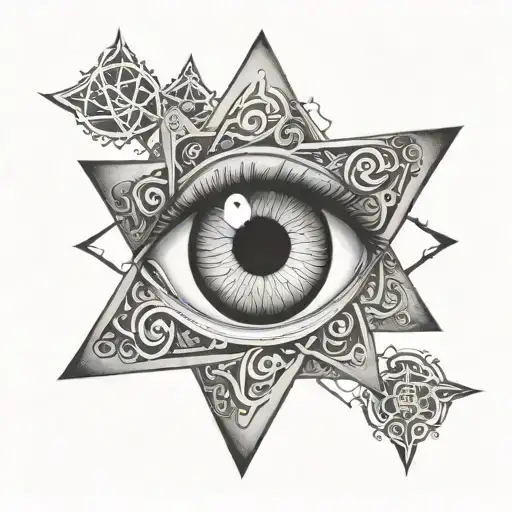 Eye Jewish Star