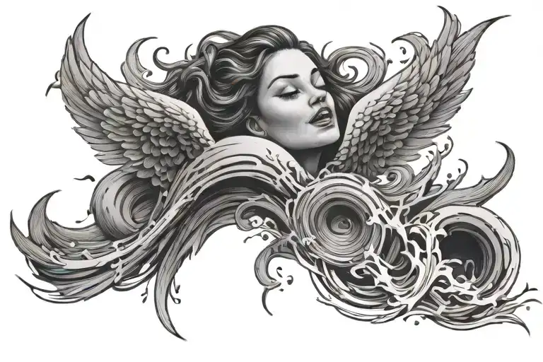 Sound Wave Laughter Angel