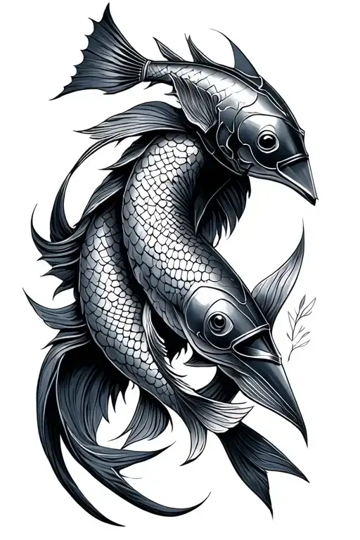 Knight And Pisces Sign Mixed