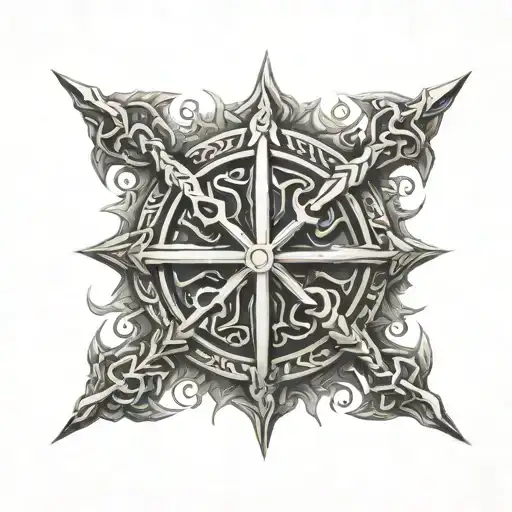 Vegvisir Viking 3D Effect