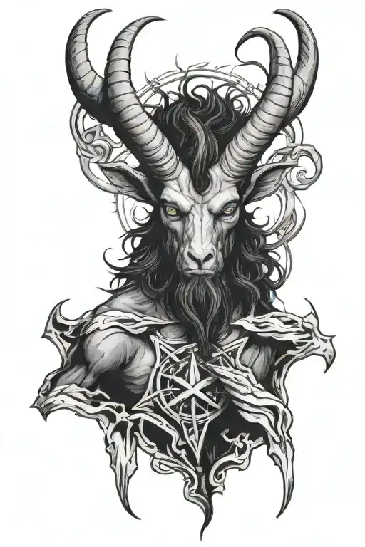Baphomet Wearing Shirt
