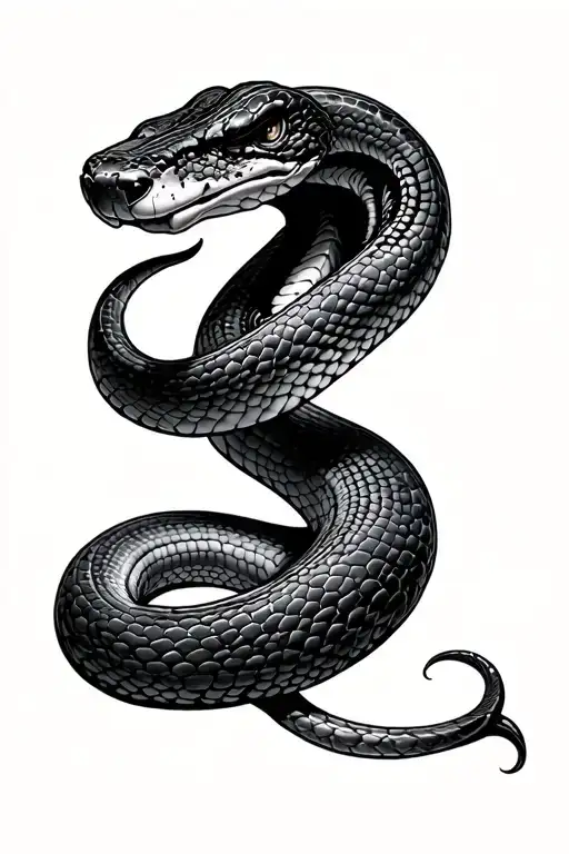 Snake Shedding It's Skin