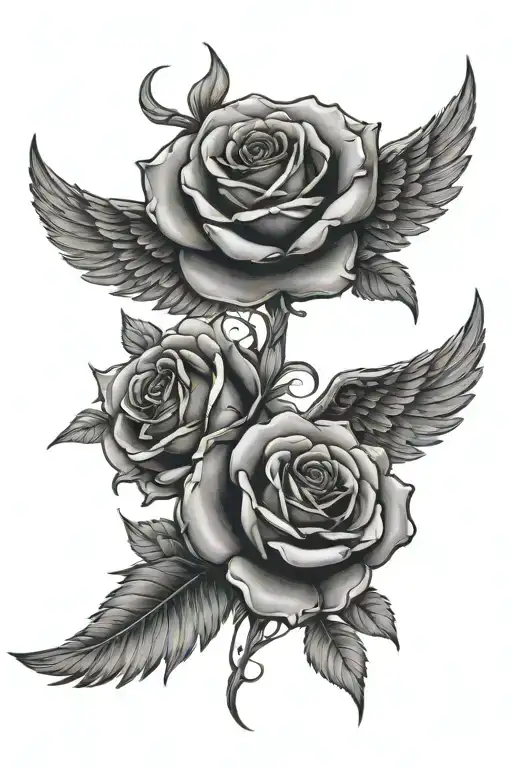 Rose And Angel Of Death