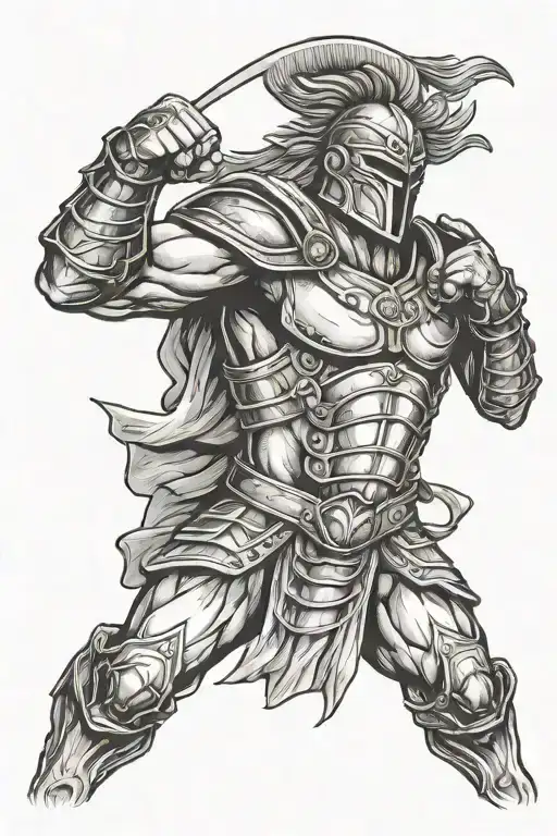 Gladiator Angel Fist Raised