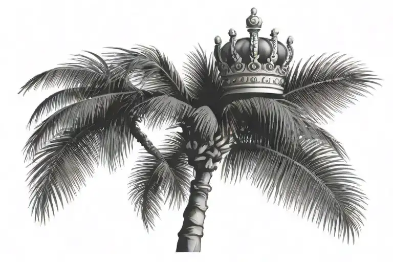Palm Tree And Crown