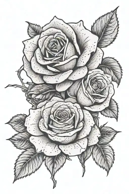 Roses With Names As Stem Rose