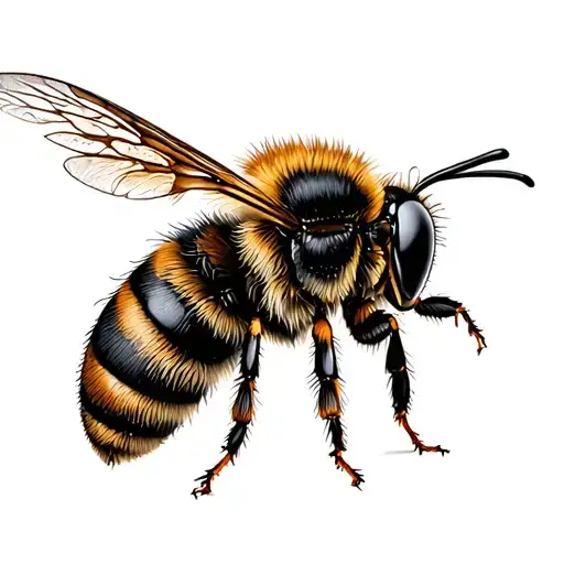 Half Moon Honey Comb Bee