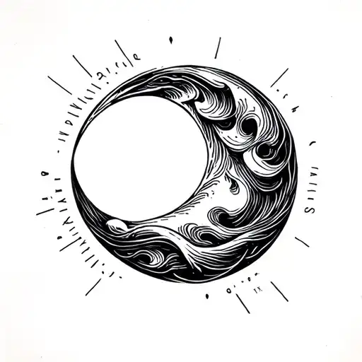 Half Moon Line Fine Line Line That Draws Wavy With The Word Archives And The Point