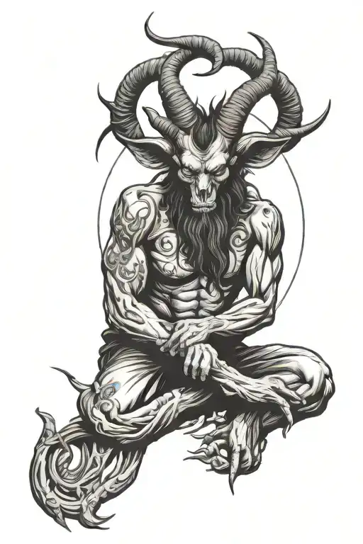 Baphomet Wearing Shirt