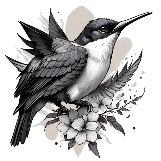 Hummingbird Wolf And Crow