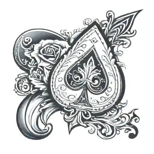 Queen Of Spades Symbol &