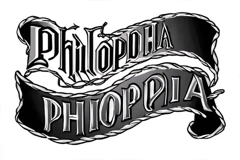 Bar Wire Around The Word Philophobia