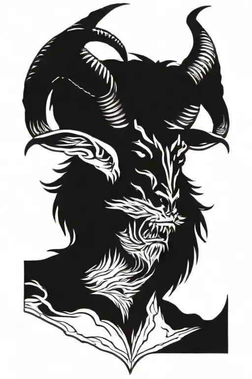 Baphomet Wearing Shirt